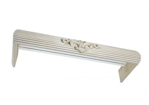 Купить Карниз Legrand Равенна вензель античный белый по низкой цене