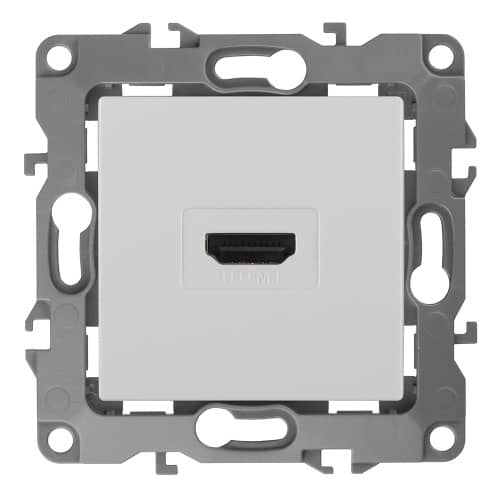 Купить Розетка HDMI ЭРА без рамки белая по низкой цене