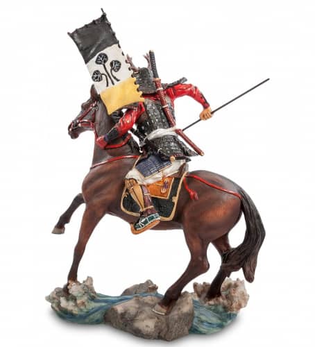 Купить Статуэтка Veronese Самурай на коне WS-742 по низкой цене