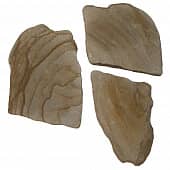 Купить Камень песчаник галтованный толщина 2 см 20-25 кг желтый с рисунком по низкой цене