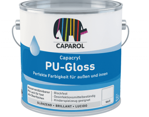 Купить Эмаль Caparol PU Gloss полиуретановая 2,4 л по низкой цене