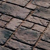 Купить Тротуарная плитка White Hills Тиволи С902-44 из искусственного камня тёмно-коричневая по низкой цене