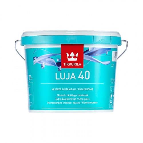 Купить Краска Tikkurila LUJA 40 А в/д, специальная, покрывная 2,7 л по низкой цене