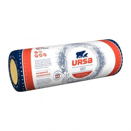 Купить Минвата Ursa Geo Лайт, 2х1200х50х7000 мм, 16,8 м2=0,84 м3 по низкой цене