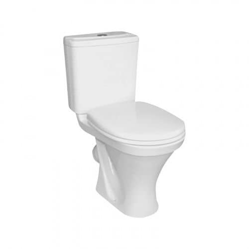 Купить Унитаз-компакт Sanita Нева эконом, косой выпуск по низкой цене