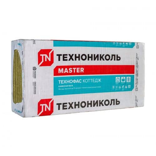 Купить Вата Технониколь Технофас Коттедж  50х600х1200 мм 4,32 м2/0,216 м3, 6 шт по низкой цене
