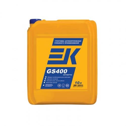 Купить Грунтовка ЕК GS400 ANTISEPTIC FROST грунтовка проникновения с антисептическим эффектом 10 л по низкой цене