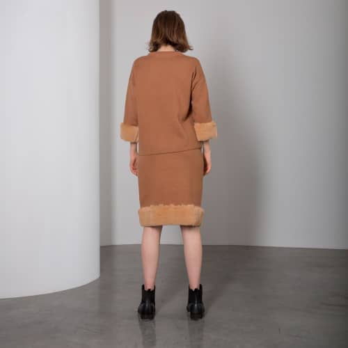 Купить Костюм Lara FF05988AB коричневый по низкой цене