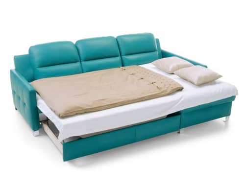 Купить Диван-кровать Gala Collezione Fiorino угловой в коже по низкой цене