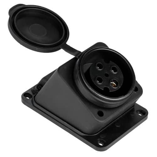 Купить Розетка силовая EKF PROxima настенная IP44 3Р+РЕ каучук 32 А 380 В по низкой цене