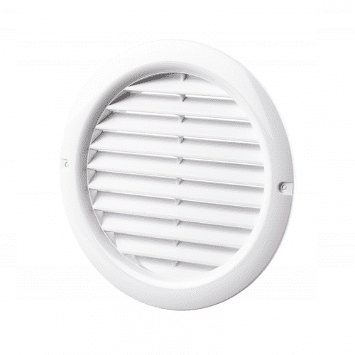 Купить Решетка VENTS МВ125bBc, кругл. 160 мм, с сеткой, пласт. белая, 125 мм по низкой цене