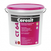 Купить Штукатурка Ceresit CT 64 декоративная (короед 2.0 мм) акриловая 25 кг по низкой цене