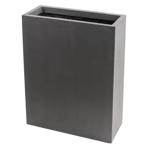 Купить Кашпо Nobilis Marco Rectangle серое 81 см по низкой цене