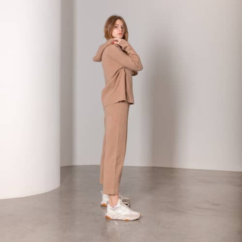 Купить Костюм Lara JS-2001 коричневый по низкой цене