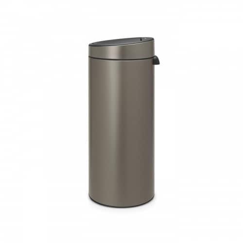 Купить Бак Brabantia Touch Bin New мусорный, платиновый, 30 л по низкой цене