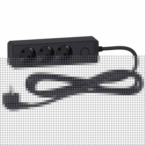 Купить Удлинитель Schneider Electric 3 гнезда с заземлением 1,5 м черный по низкой цене