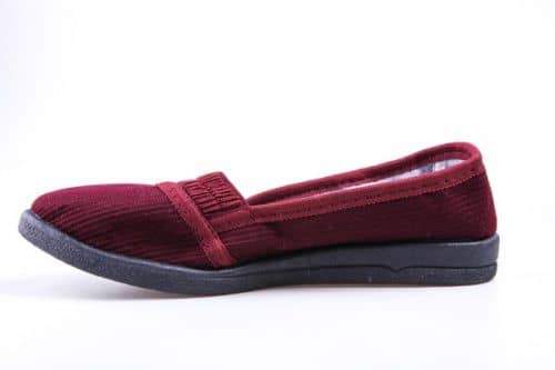 Купить Тапки Степ 121в вельвет, женские, красные, размеры 35-41 по низкой цене