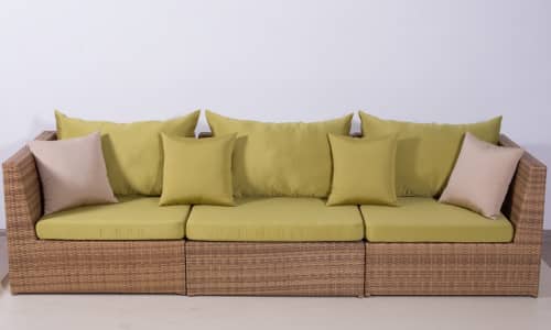 Купить Диван ТЕРРАСА Люкс ИБИЦА модульный, 3-х местный, жгут 30296, с подушками по низкой цене