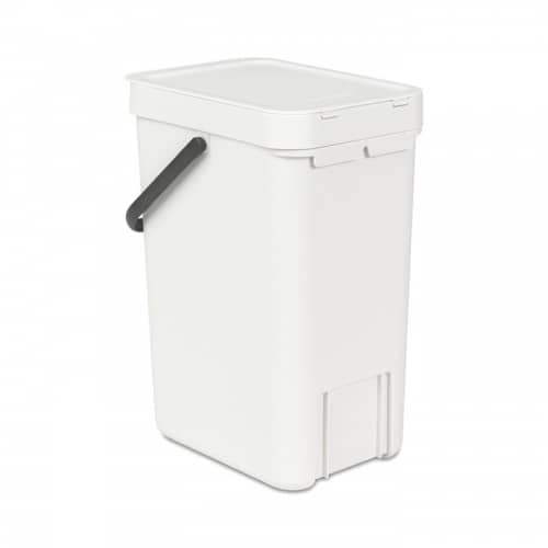 Купить Ведро Brabantia Sort & Go мусорное, встраиваемое, белое, 12 л по низкой цене