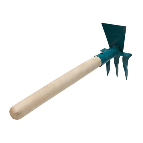 Купить Мотыжка комбинированная ручная c деревянной рукояткой по низкой цене