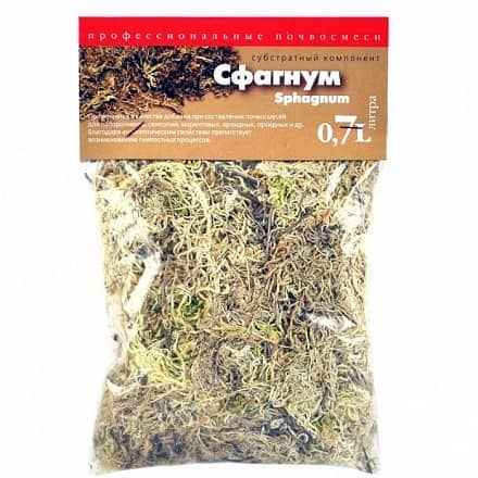 Купить Субстрат Сады Аурики Мох Сфагнум 0,7 л по низкой цене