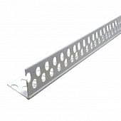 Угол из ПВХ под штукатурку, перфорированный, 3 м