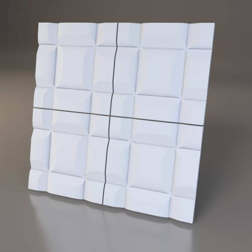 3D панель стеновая Relieffo Soft 038 из пенополиуретана 600x600x30 мм