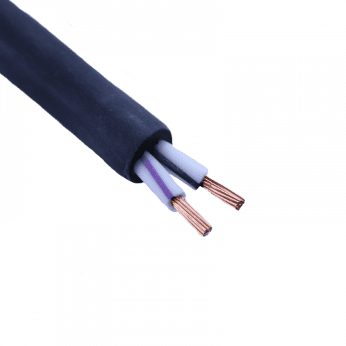 Купить Кабель КГ 2х2,5 мм2 гибкий, резиновая изоляция, черный (1 п.м.) по низкой цене