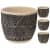 Купить Кашпо керамическое Геометрия d14,5хh12,5 см в ассортименте по низкой цене