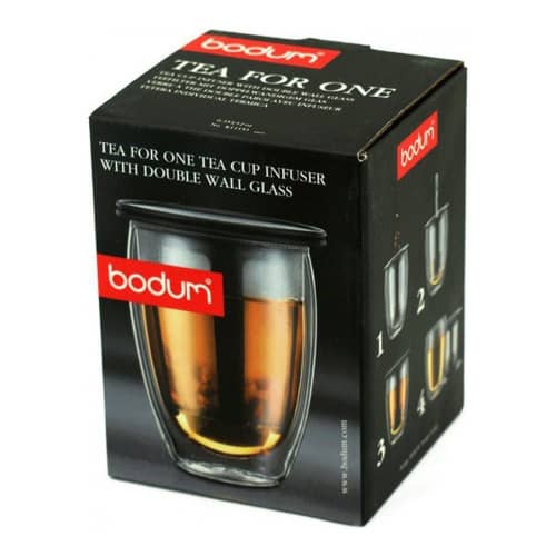 Купить Термобокал с фильтром BODUM Tea For One, 0.35л, цвет белый по низкой цене