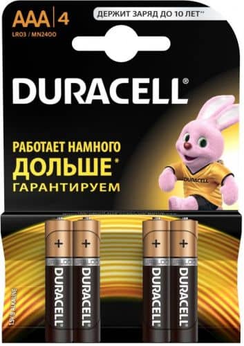 Купить Элемент питания Duracell LR03-4BL BASIC NEW по низкой цене