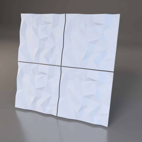 3D панель стеновая Relieffo Iceberg 047 из пенополиуретана 600x600x30 мм