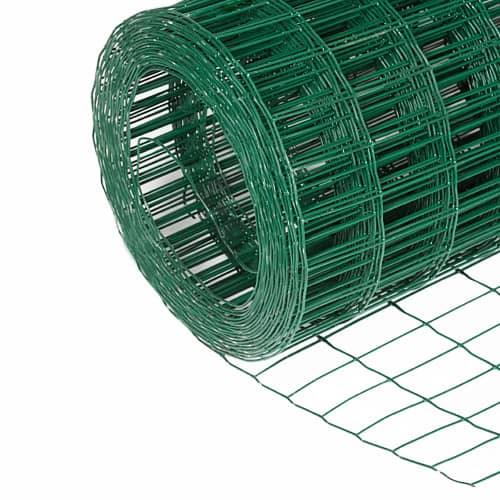 Купить Сетка сварная оцинкованная с ПВХ покрытием 1,2х10 м ячейка 75х100 мм по низкой цене