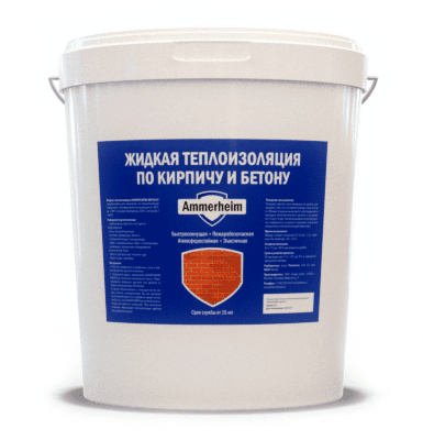 Купить Теплоизоляция Ammerheim Фасад жидкая 10 л по низкой цене
