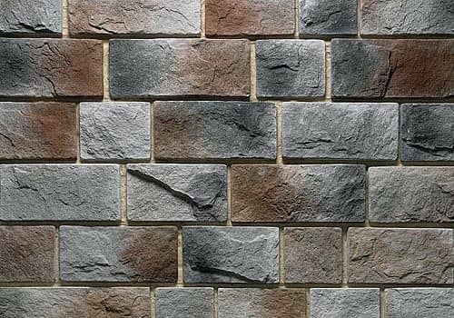 Купить Искусственный камень Интеркам Старая крепость 6405 плоскостной серый 14-39х14х1,5-2,5 см для наружной отделки дома по низкой цене