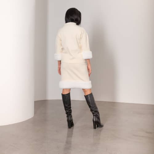 Купить Костюм Lara FF05988AB бежевый по низкой цене