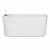 Купить Кашпо Lechuza Delta 20 Complete white high gloss 40x15x18 см по низкой цене