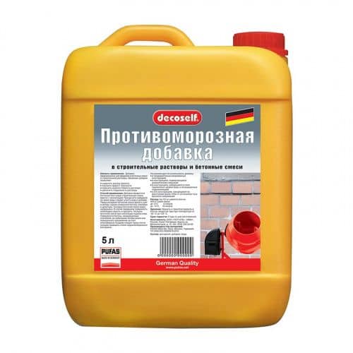 Купить Добавка PUFAS для бетона противоморозная -10°С 5 л (5,45 кг) по низкой цене