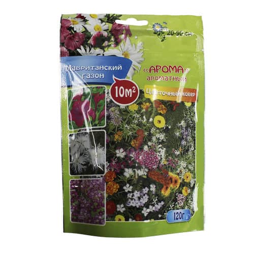 Купить Газон цветущий «АРОМА» 120 гр по низкой цене