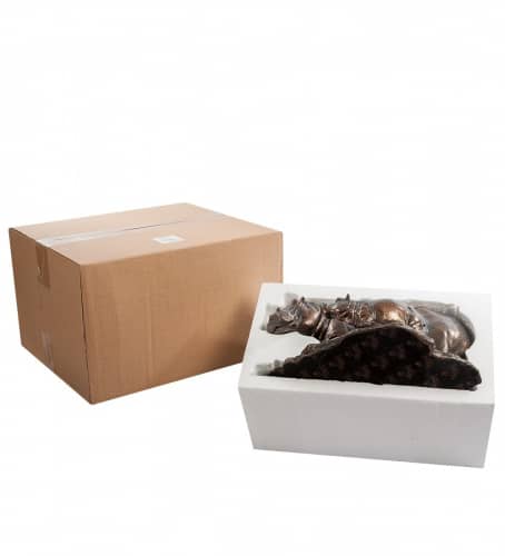 Купить Статуэтка Veronese Бегемот с детенышем WS-773 по низкой цене