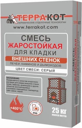  Кладочная печная смесь ТЕРРАКОТ
