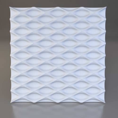 3D панель стеновая Relieffo Siene 001 из пенополиуретана 600x600x30 мм