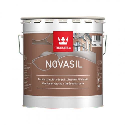 Купить Краска Tikkurila Novasil MRA в/д фасадная 2,7 л по низкой цене