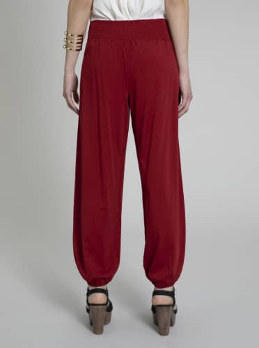 Купить Брюки Piazza Italia широкие, цвет рубин по низкой цене