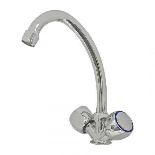 Купить Смеситель Zerich Луна SKZC 1205 для кухни, двуручный по низкой цене