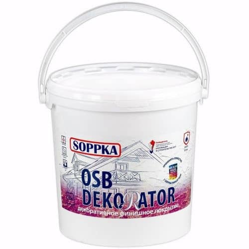 Купить Штукатурка Soppka Dekorator фасадная декоративная 12 кг по низкой цене