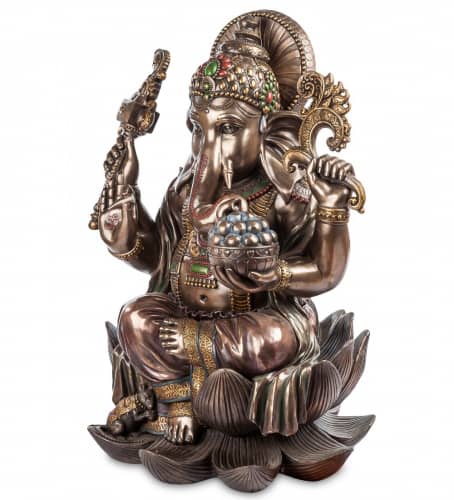 Купить Статуэтка Veronese Ганеш - бог мудрости и благополучия WS-605 по низкой цене