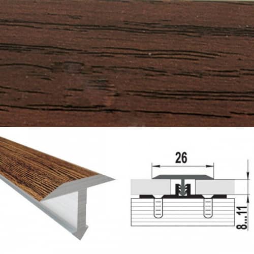 Деревянный, металлический, пластиковый напольный плинтус.
