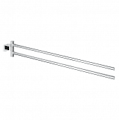 Купить Полотенцедержатель Grohe Essentials Cube 40624001 двойной поворотный по низкой цене