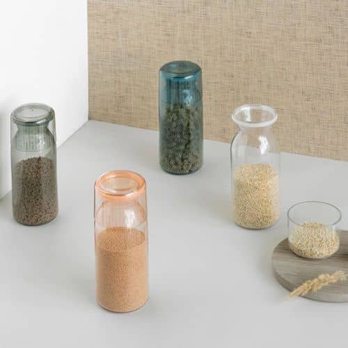 Купить Банка Brabantia пластиковая, с мерным стаканом, прозрачный 1,3 л по низкой цене